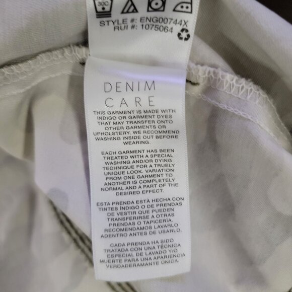 Kensie Jeans Camouflage Military Style Jacket L Cotton/Spandex - Picture 6 of 6